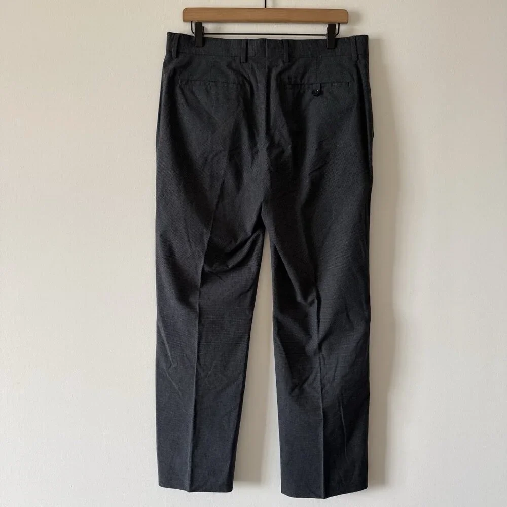 Banana Republic Dress Pants Mens 33X30 Gray 100% Cotton Modern Fit‎ Office Event